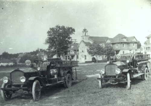 1918 Hahn Pumper and 1918 Hahn Chemical and Hose Wagon Combination