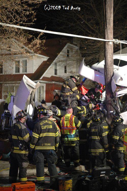 Route 130 and Black Horse Pike, MVA Rescue 12/03/2009
