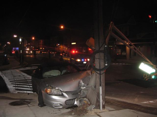 Haddon Ave & Chestnut Ave, MVA, 03/16/2009
