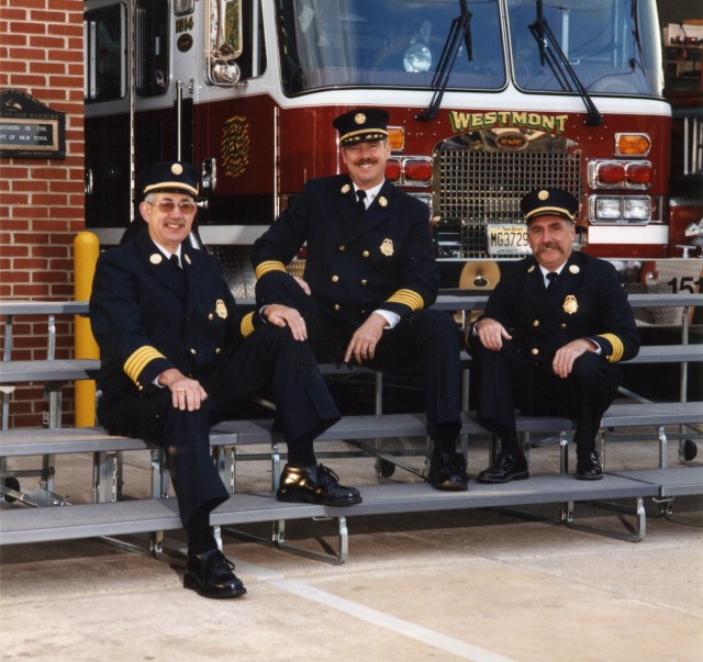 Chief Morgan (center) and Assistant Chiefs Etter and Medes